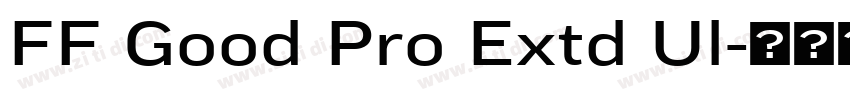 FF Good Pro Extd Ul字体转换